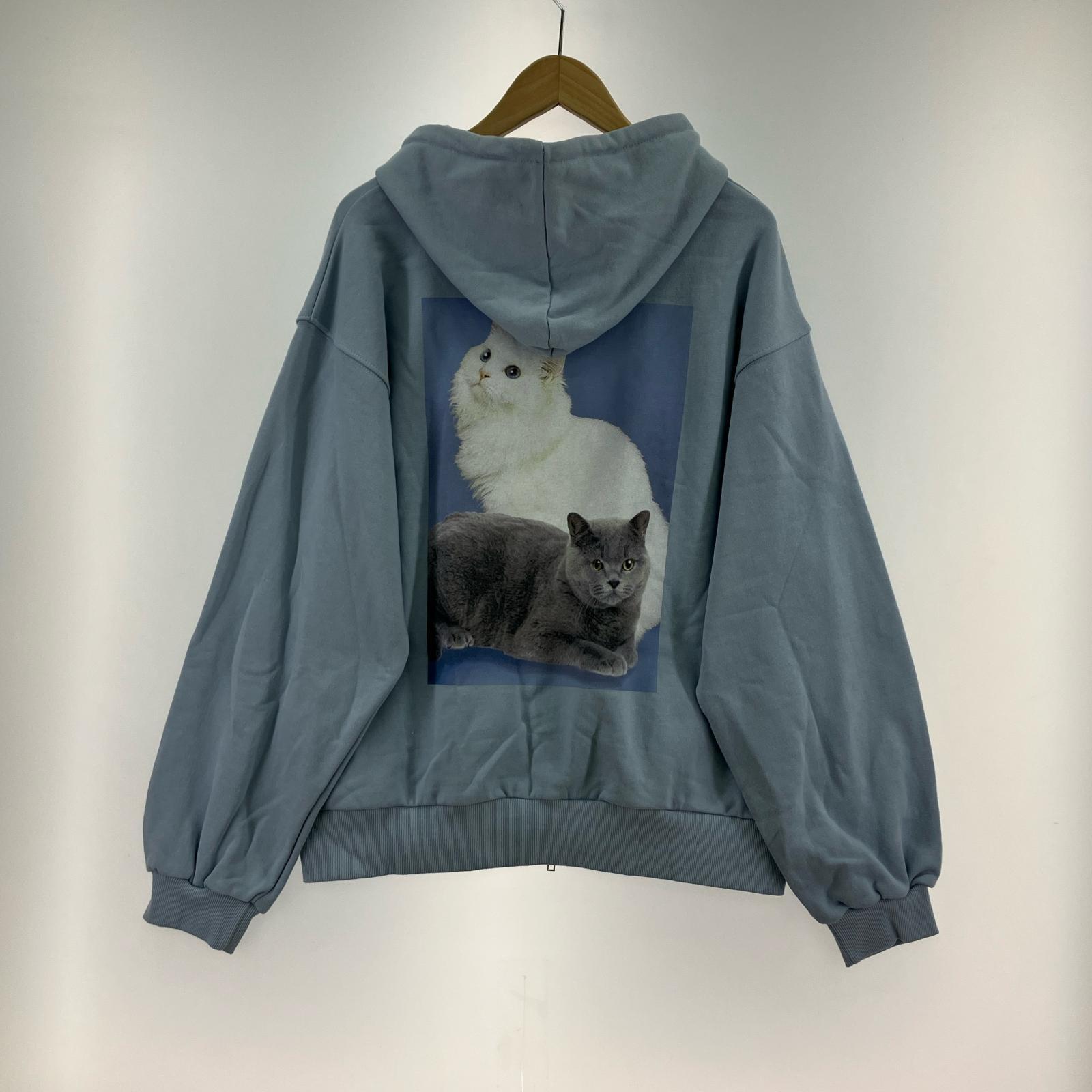 パーカー WANT SOME MORE HOODIE ブルー F フリー ブルー