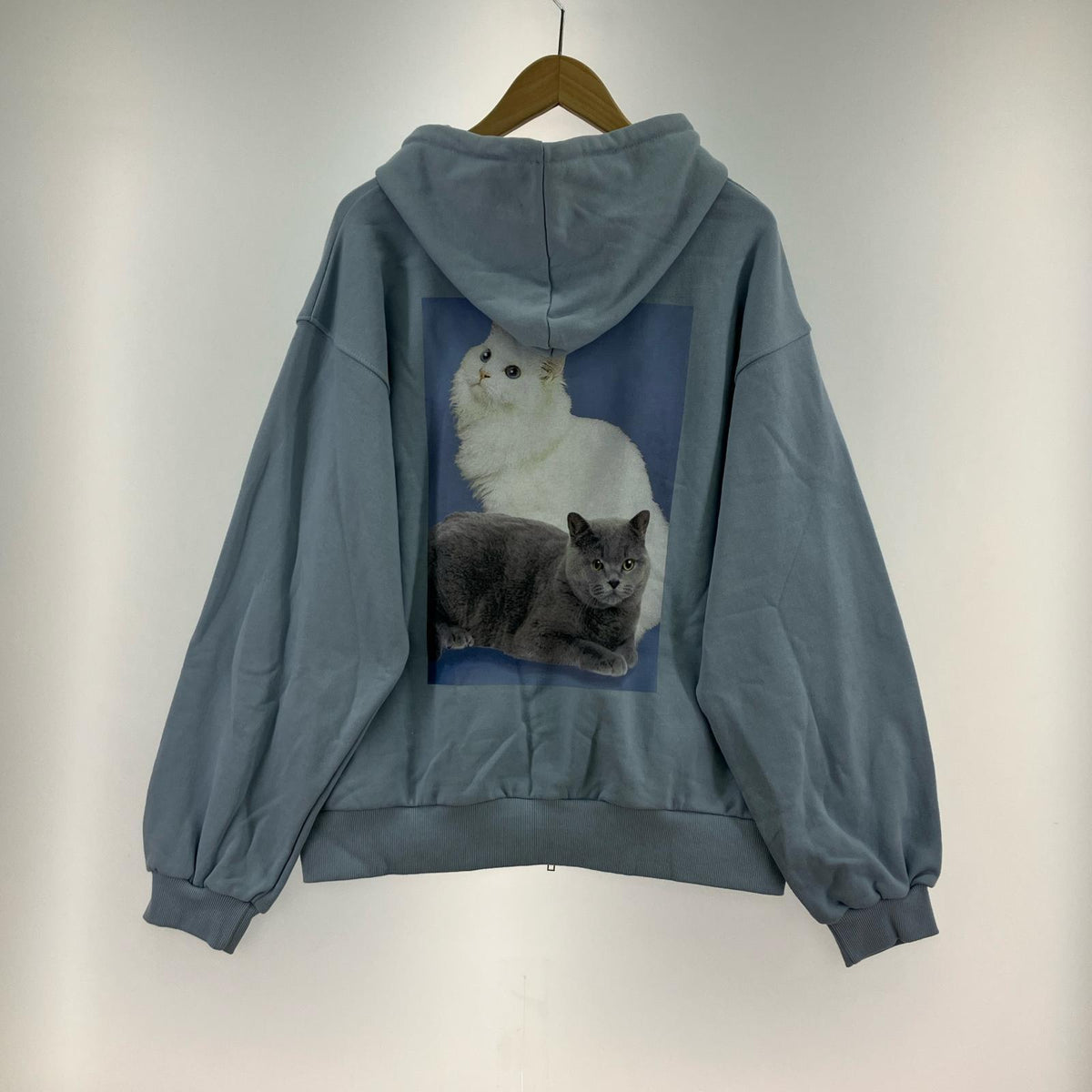 パーカー WANT SOME MORE HOODIE ブルー F フリー ブルー