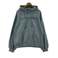 パーカー WANT SOME MORE HOODIE ブルー F フリー ブルー