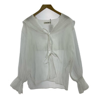 半袖Tシャツ SHEER SAILOR BLOUSE ホワイト