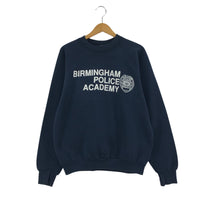 スウェット FRUIT OF THE LOOM/90sUSA製 POLICE ACADEMY L ネイビー