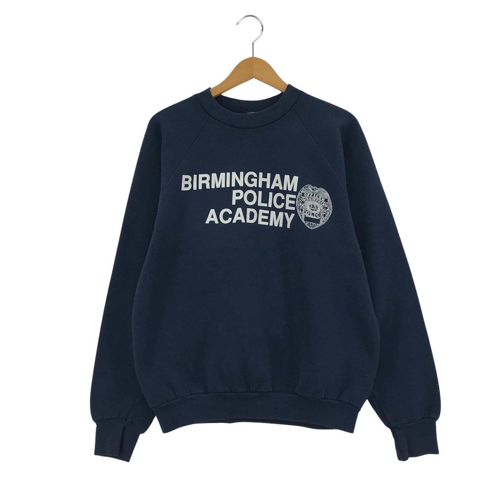 スウェット FRUIT OF THE LOOM/90sUSA製 POLICE ACADEMY L ネイビー