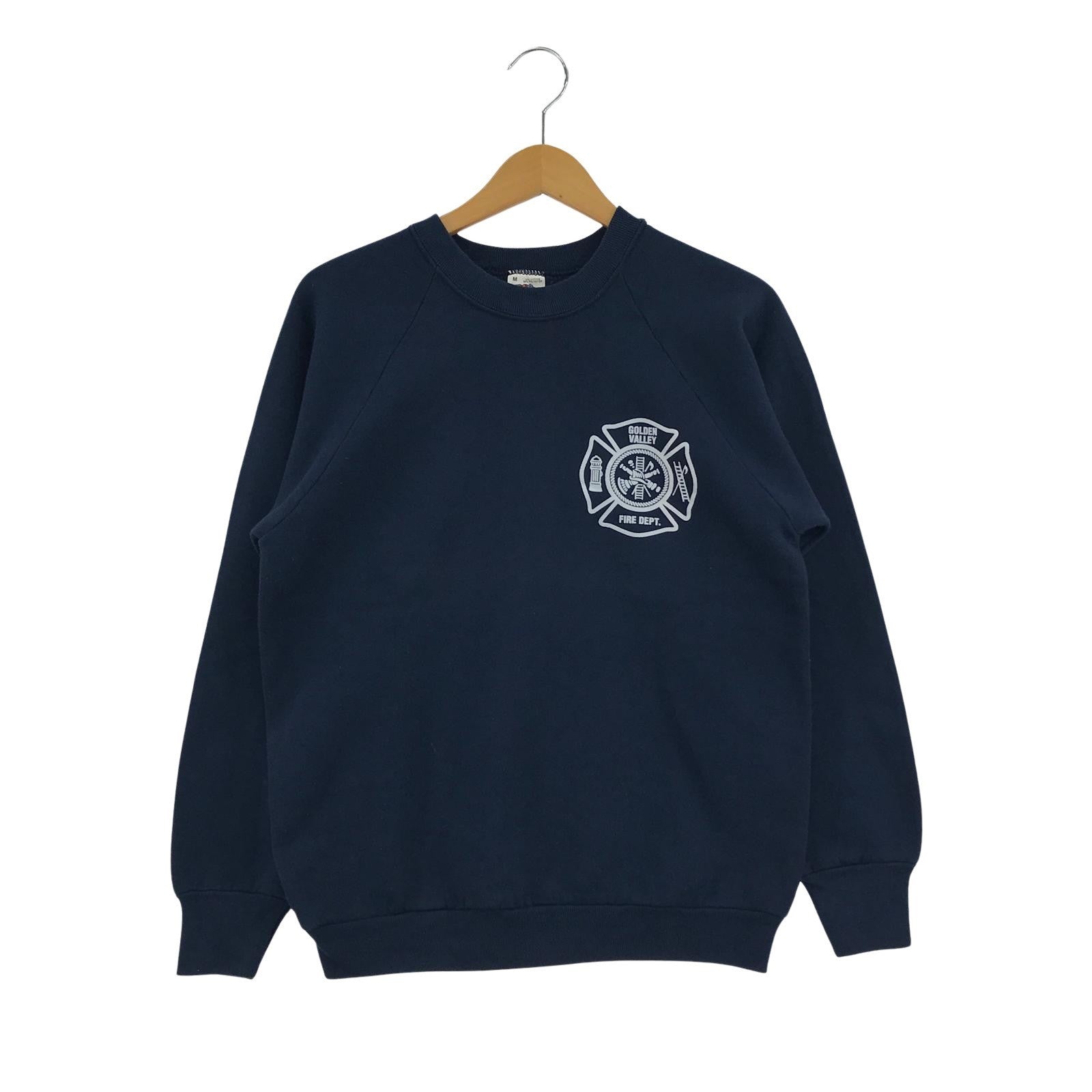 スウェット FRUIT OF THE LOOM/80sUSA製 GOLDEN VALLEY M ネイビー