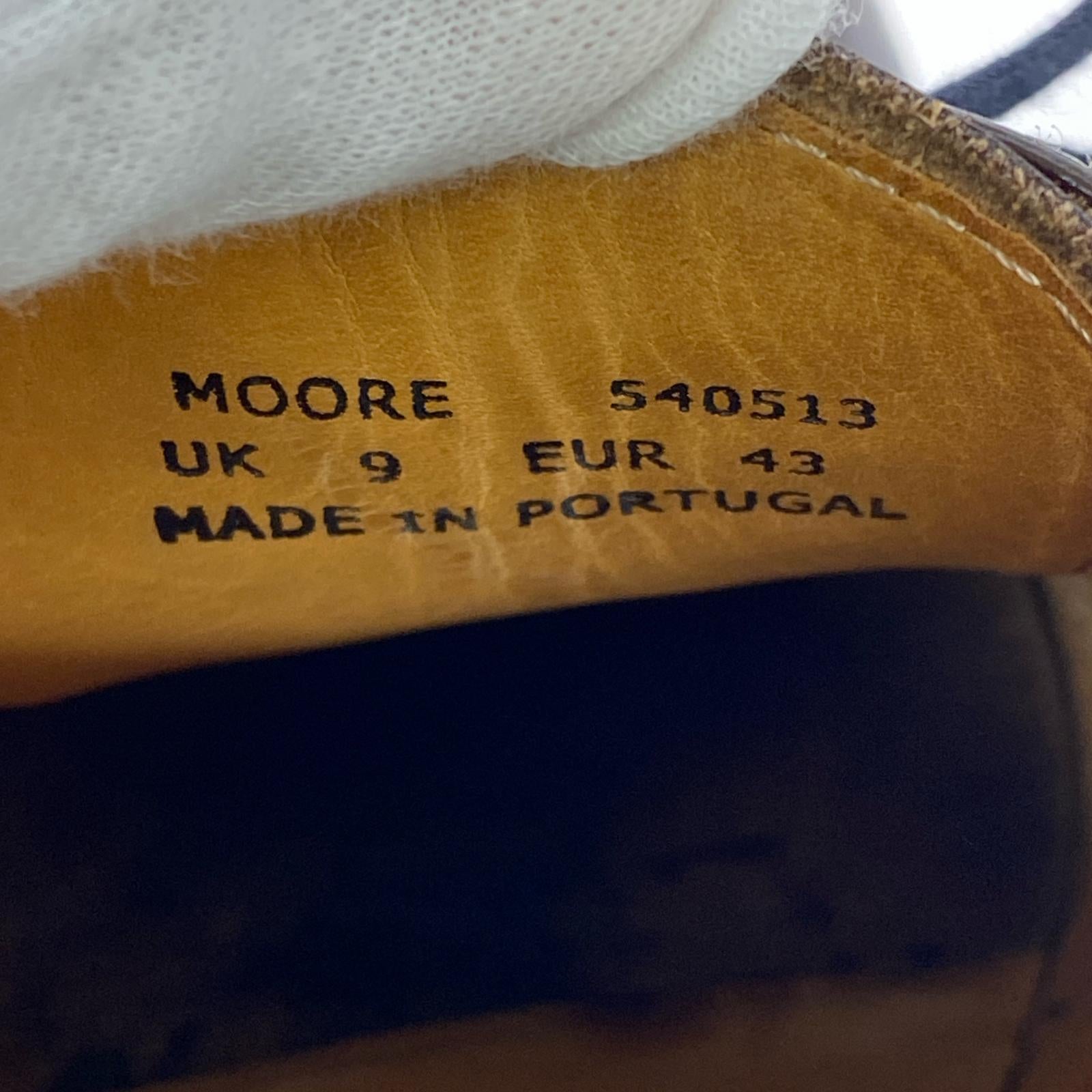 シューズ MOORE Cordovan High Shine (UK9) ブラウン