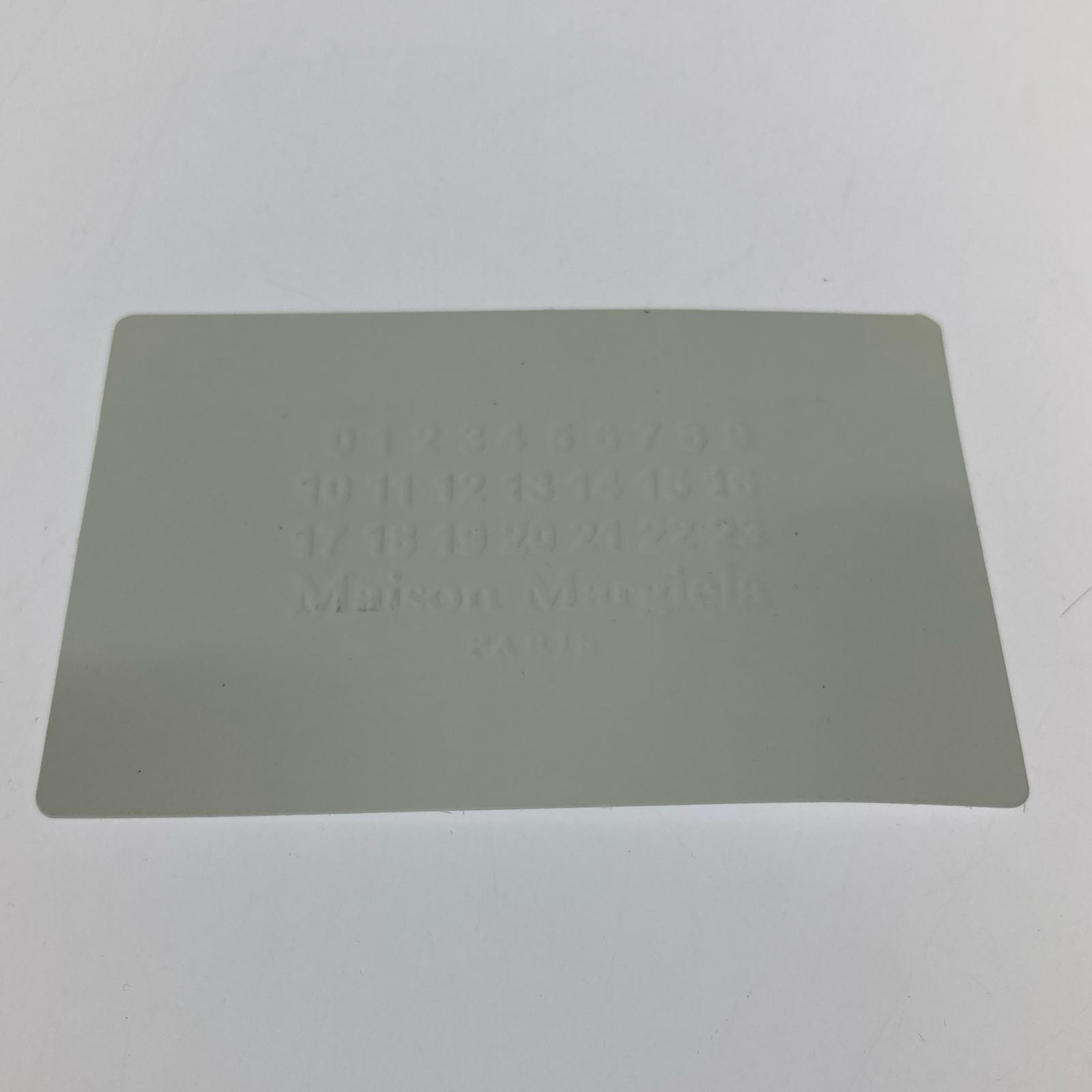 コンパクトウォレット MAISON MARGIELA コンパクト ジップウォレット ターコイズ グリーン