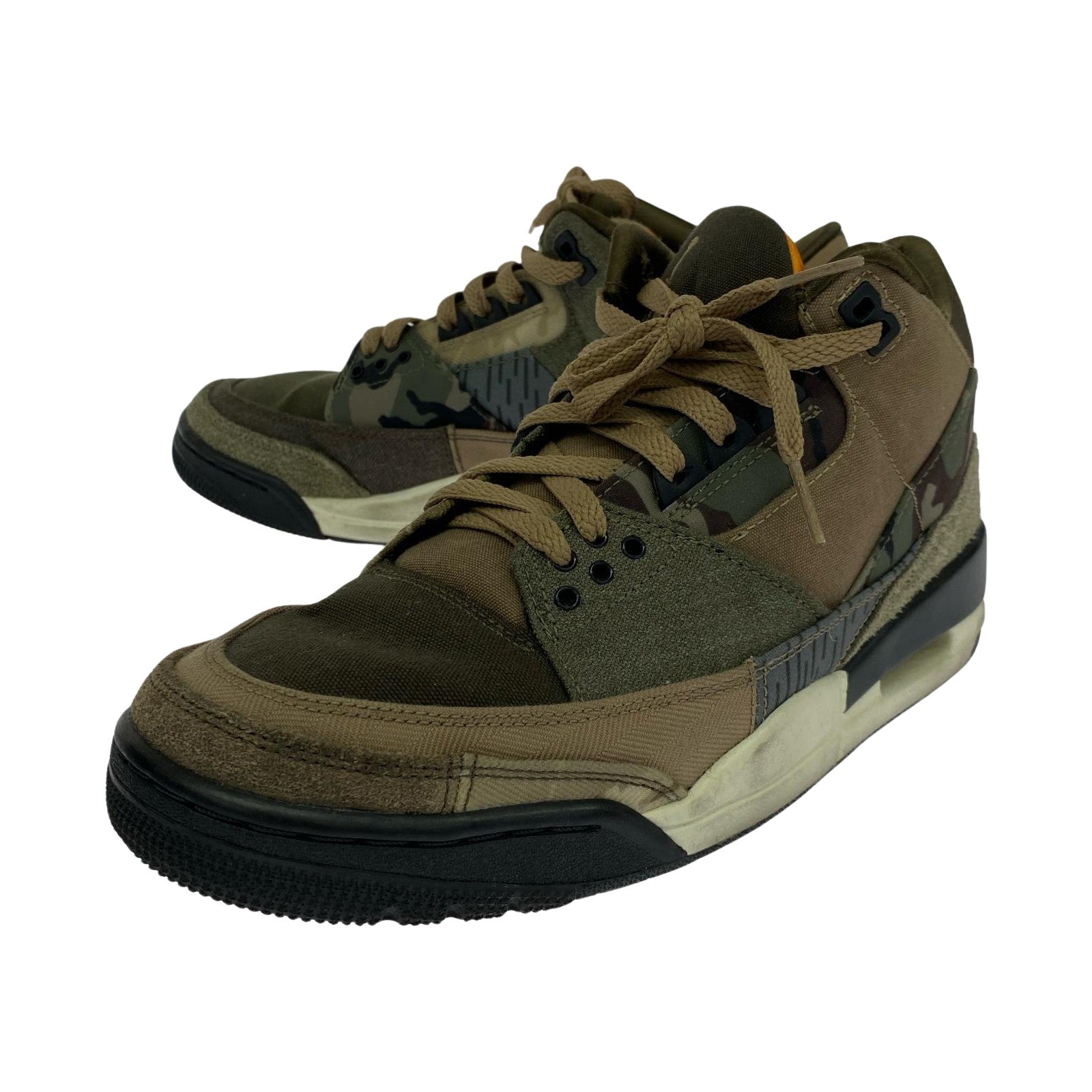 スニーカー DO1830-200 Air Jordan 3 Retro Patchwork 26.5cm (US8 1/2 UK8 EU43) カーキ