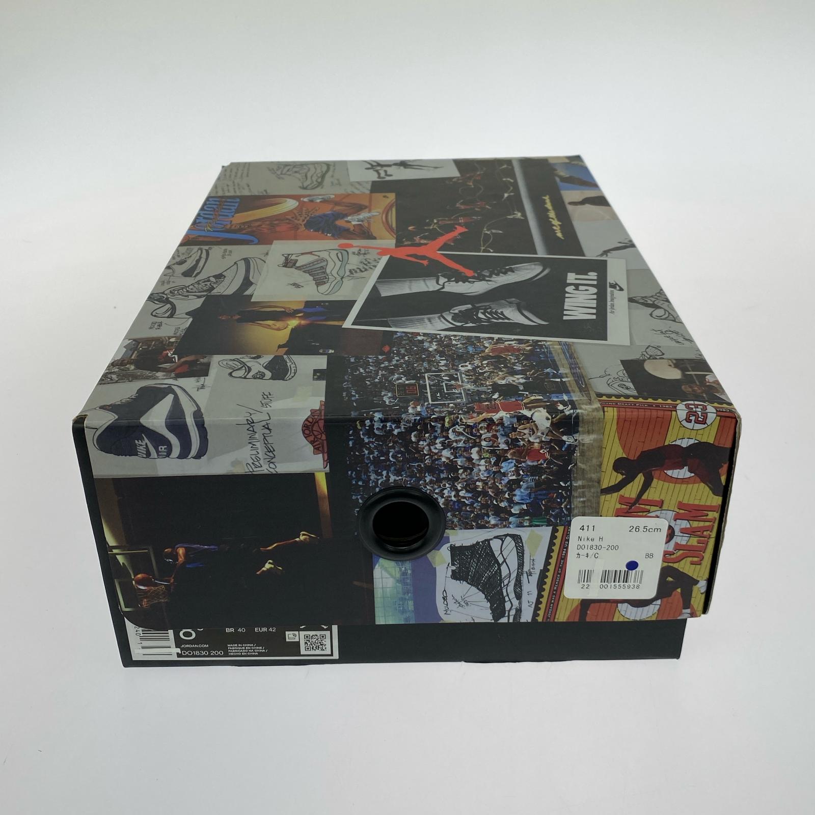 スニーカー DO1830-200 Air Jordan 3 Retro Patchwork 26.5cm (US8 1/2 UK8 EU43) カーキ