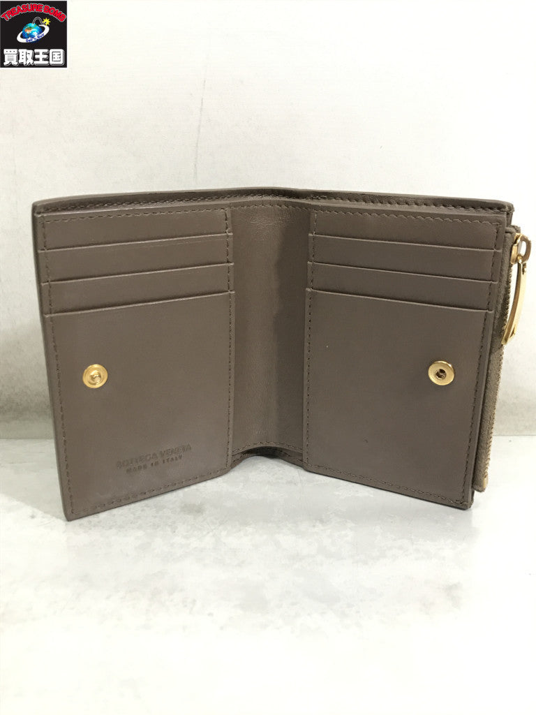BOTTEGA VENETA マキシイントレチャート カセット 二つ折り財布 742698
