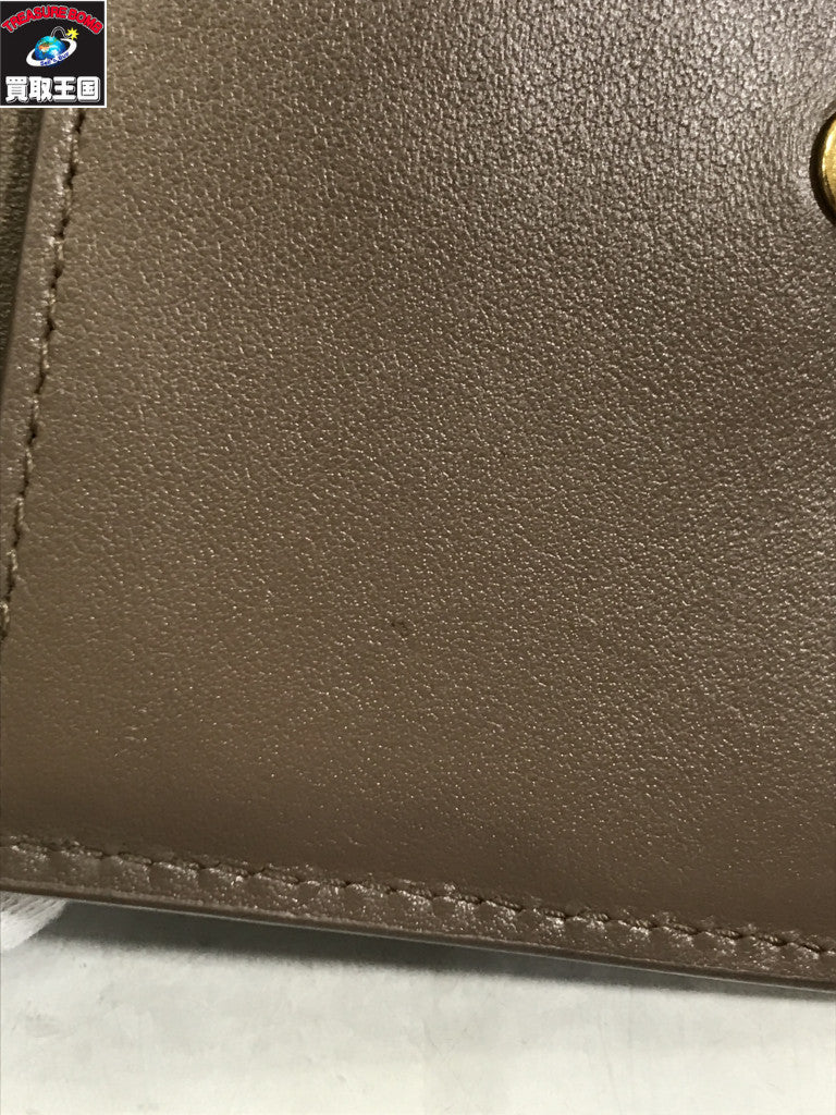 BOTTEGA VENETA マキシイントレチャート カセット 二つ折り財布 742698