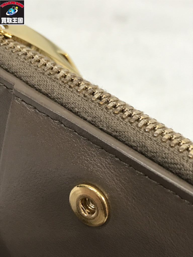 BOTTEGA VENETA マキシイントレチャート カセット 二つ折り財布 742698