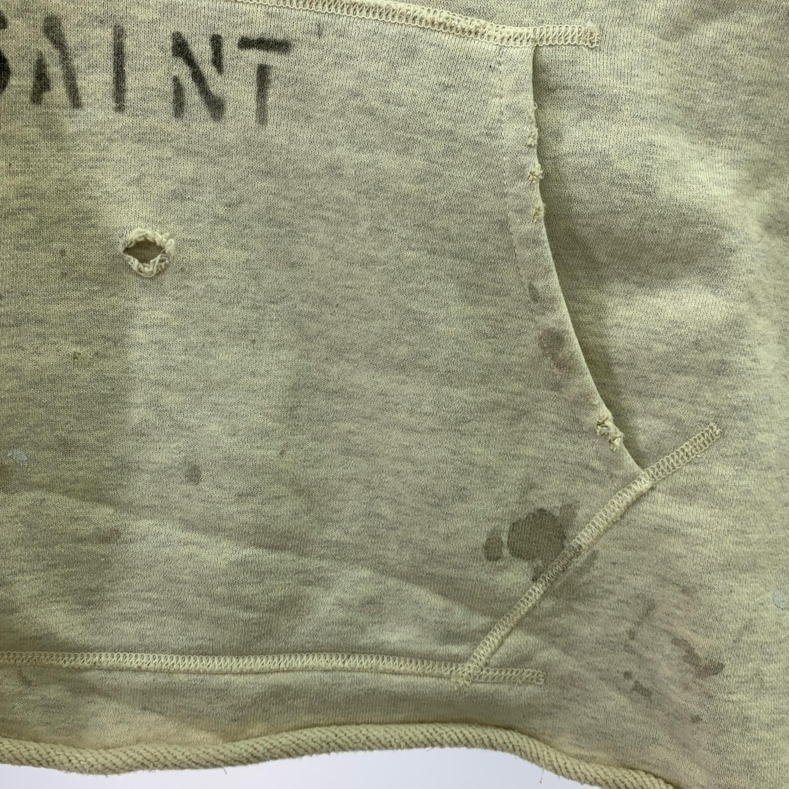 パーカー EU STM HOODIE/ダメージ加工/オートミールカラー