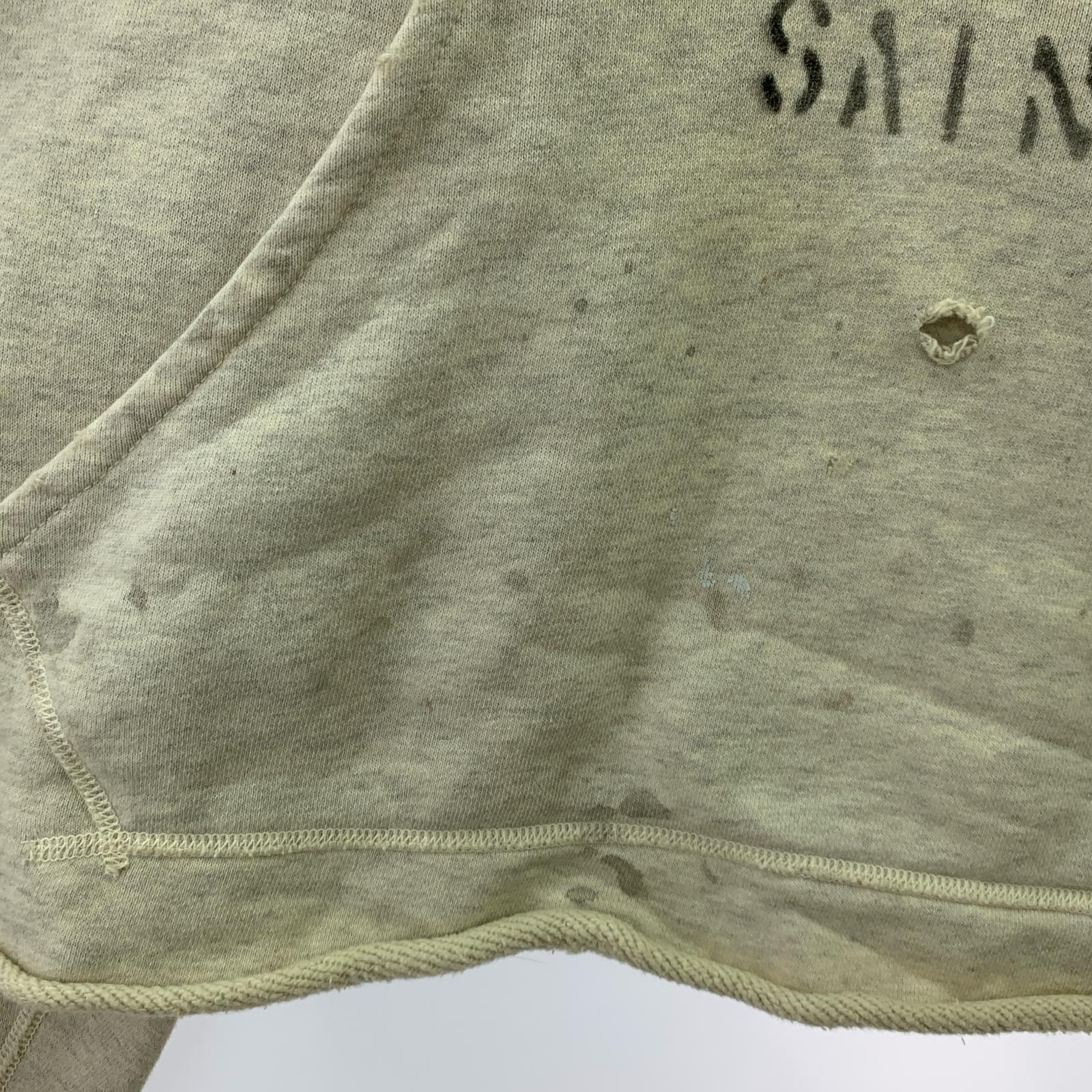 パーカー EU STM HOODIE/ダメージ加工/オートミールカラー