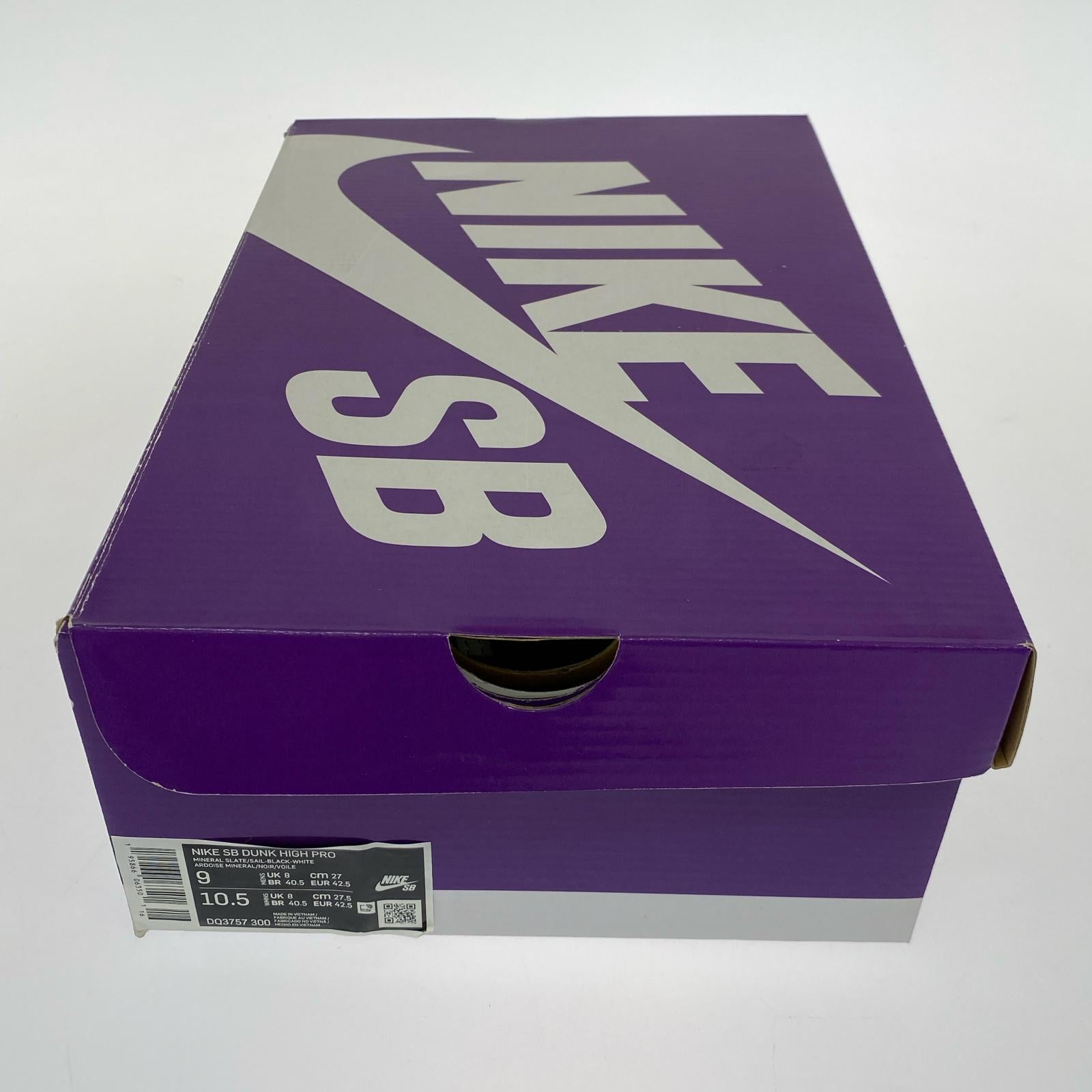 スニーカー DUNK HIGH MINERAL SLATE 青黒 27.0cm 27cm (US9 UK8 1/2 EU44)