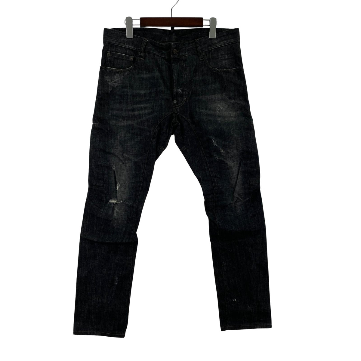 デニムパンツ DSQUARED2 Tidy Biker Jean 加工デニムパンツ 48 ブラック 48 ブラック