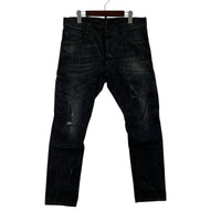 デニムパンツ DSQUARED2 Tidy Biker Jean 加工デニムパンツ 48 ブラック 48 ブラック
