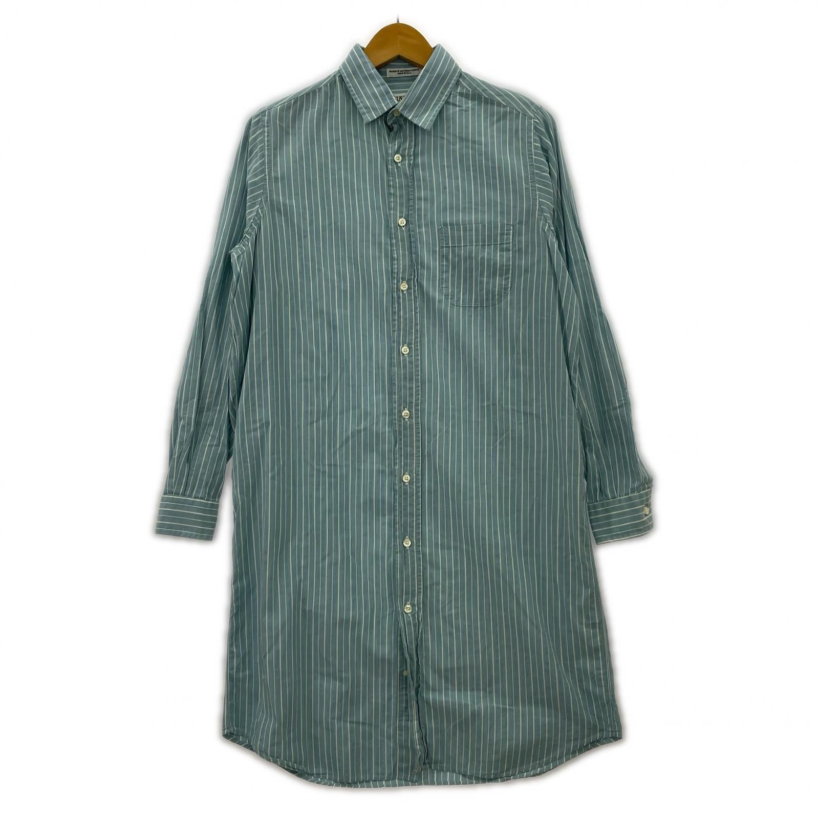 ワンピース INDIVIDUALIZED SHIRTS 長袖ワンピース ブルー