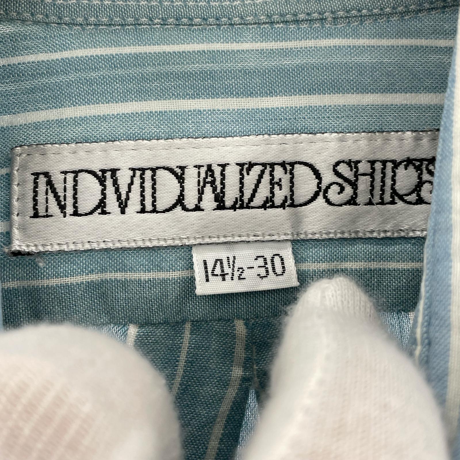 ワンピース INDIVIDUALIZED SHIRTS 長袖ワンピース ブルー