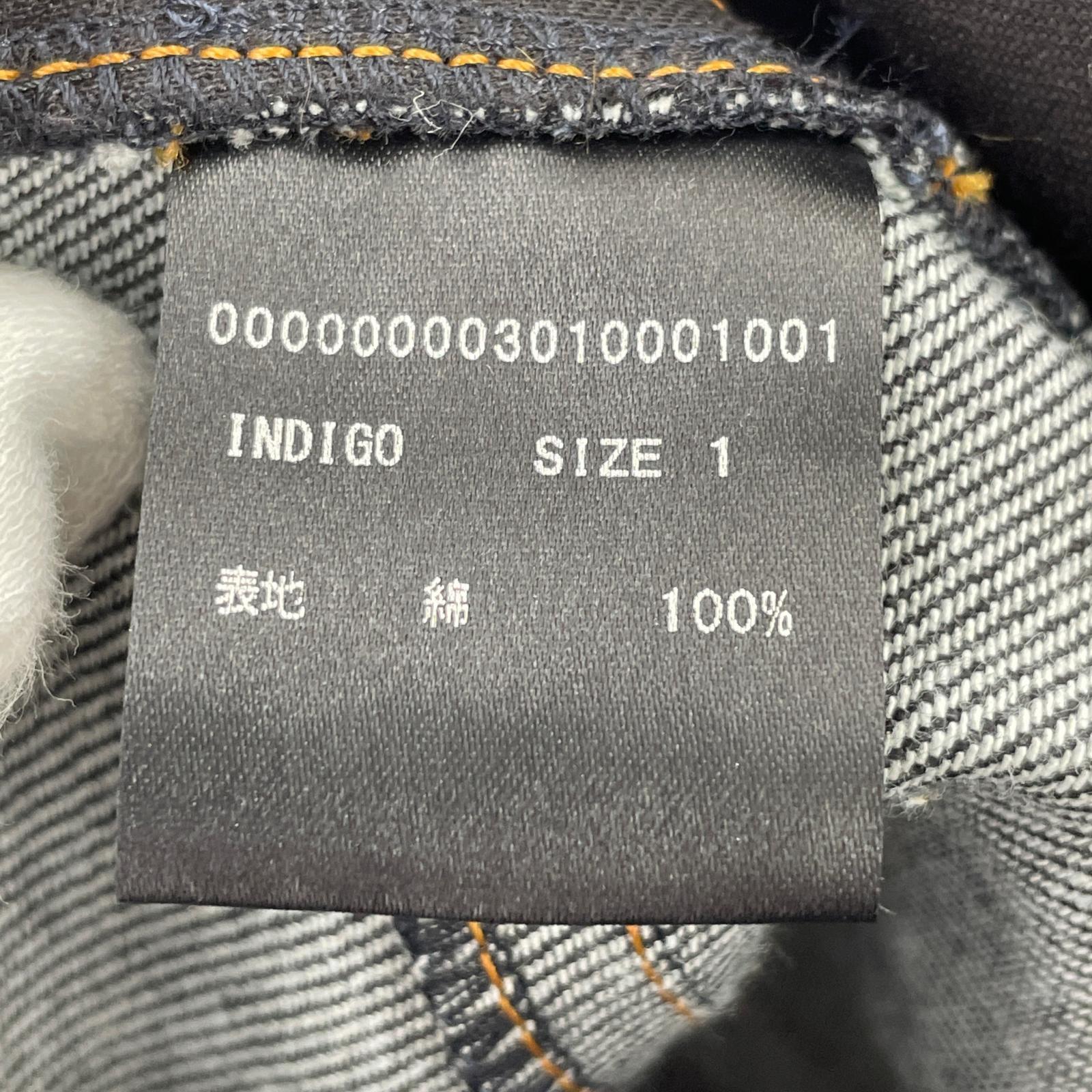 デニムパンツ blank ロングデニムパンツ 1 インディゴ 1 ネイビー