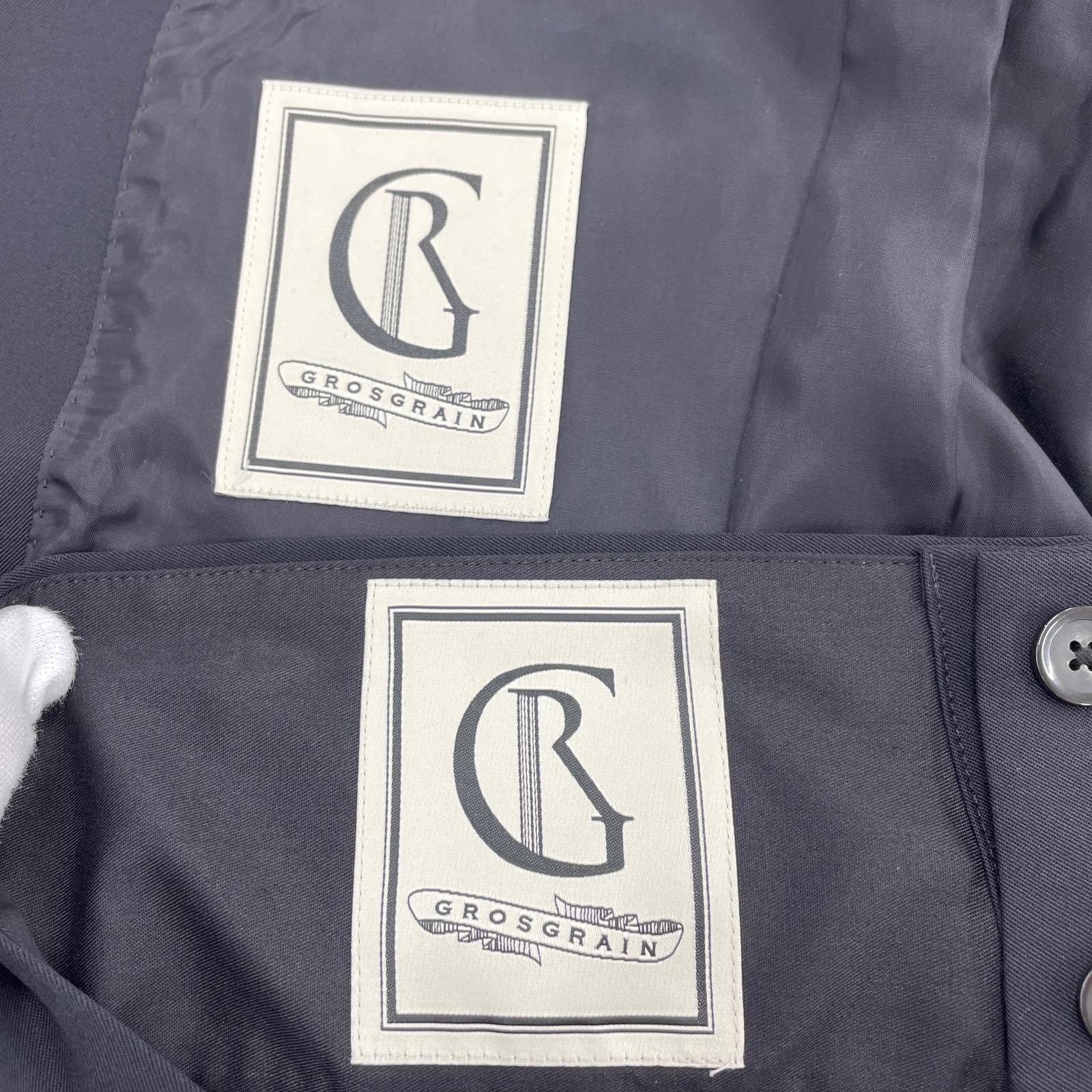 ジャケット GROSGRAIN ダブルブレスト セットアップ デザイン スーツ 2/1 ブラック 2 ブラック