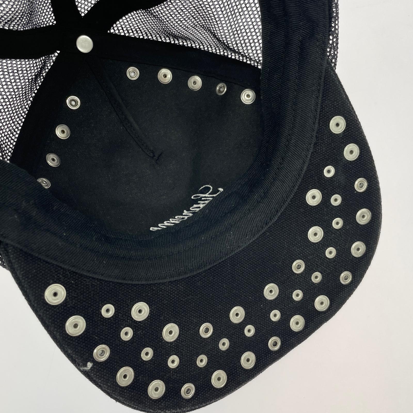 キャップ B.B. Simon Studded Canvas Mesh Back 5P ブラック