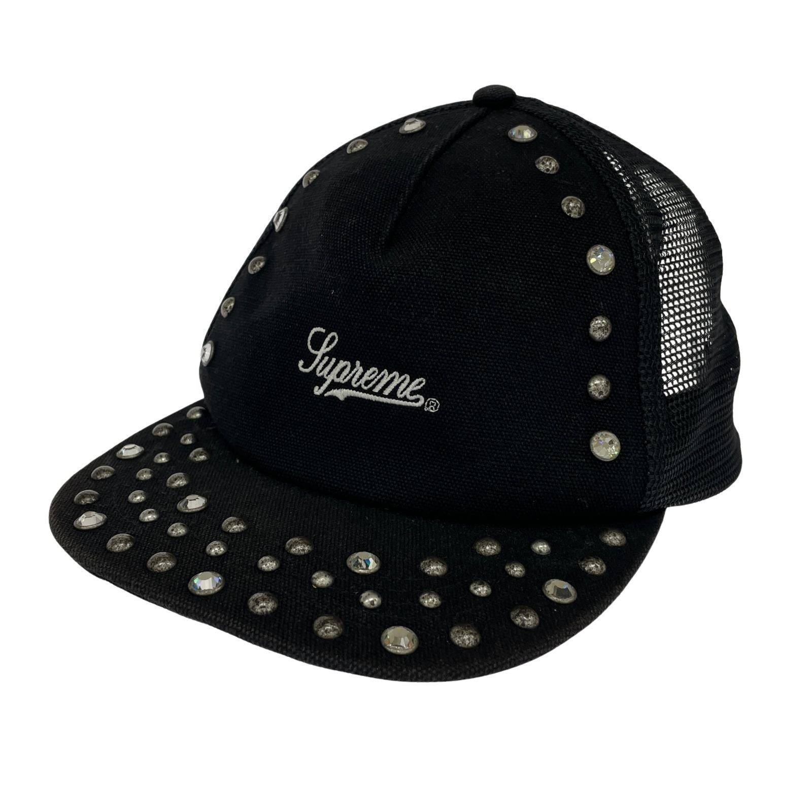 キャップ B.B. Simon Studded Canvas Mesh Back 5P ブラック