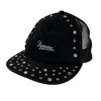 キャップ B.B. Simon Studded Canvas Mesh Back 5P ブラック