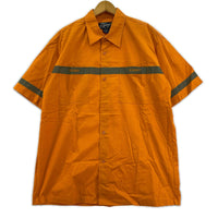 半袖シャツ STUSSY 開襟シャツ L オレンジ