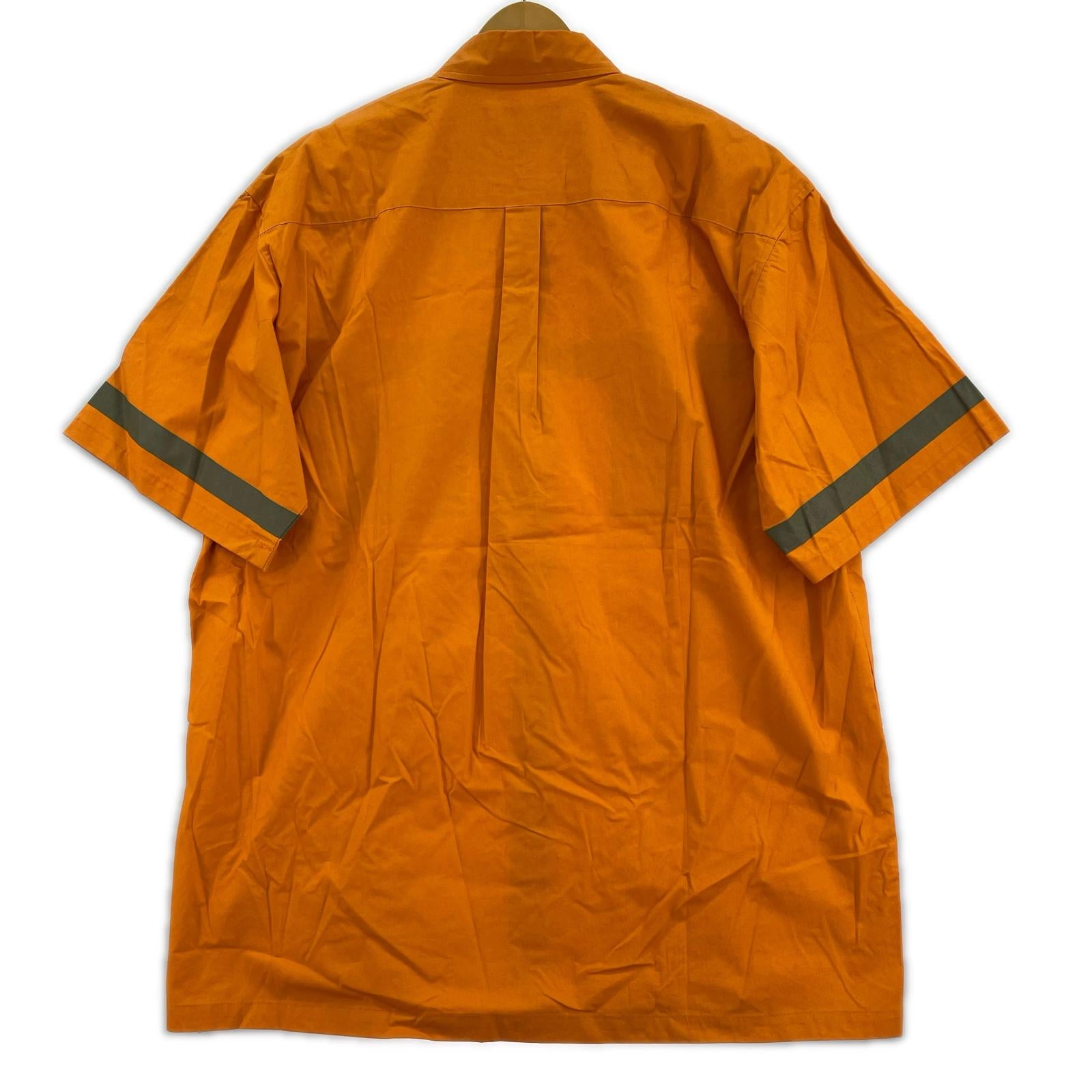 半袖シャツ STUSSY 開襟シャツ L オレンジ