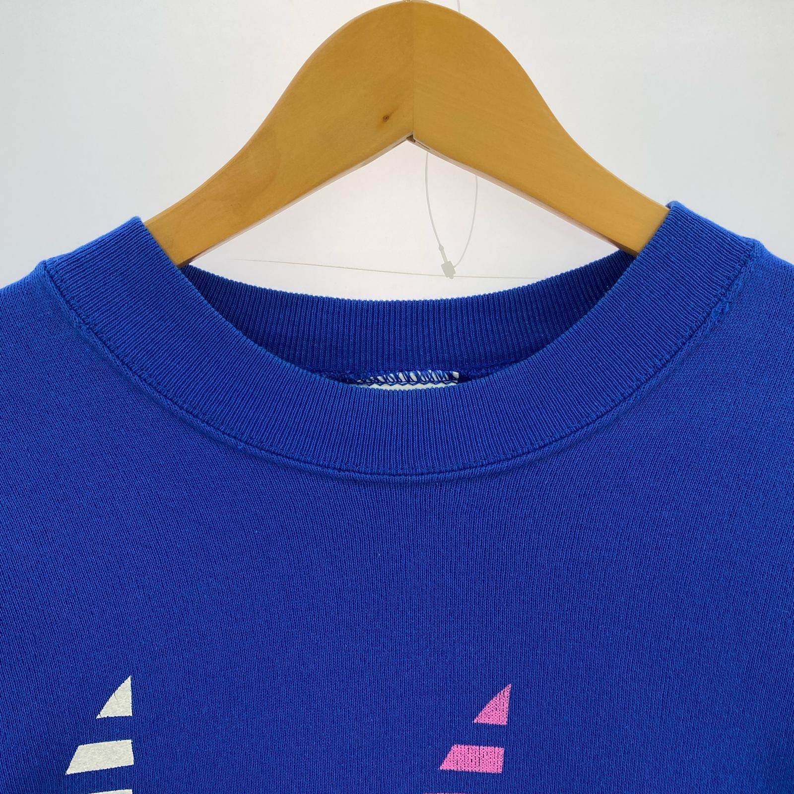 スウェット TULTEX USA製 ブルー L L ブルー