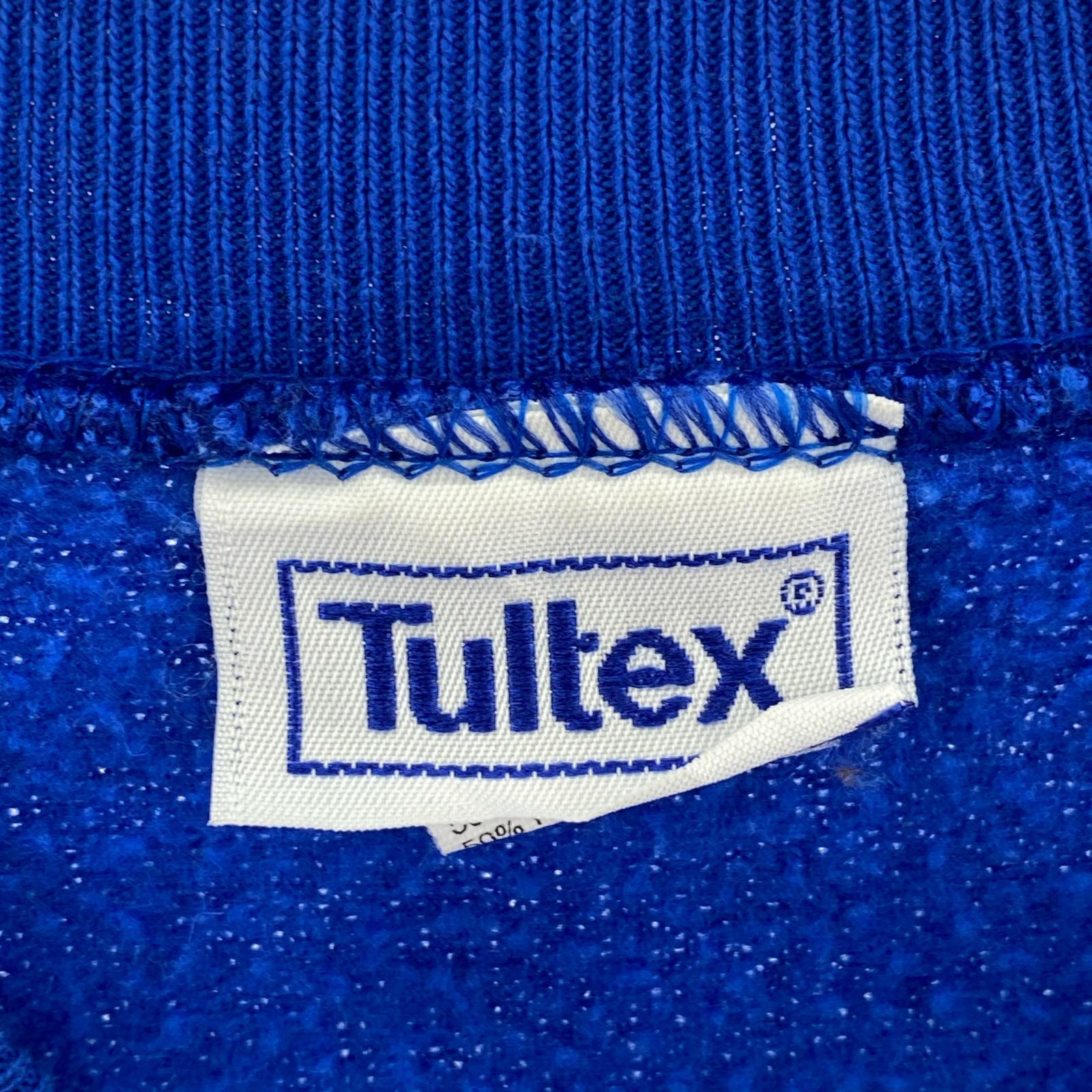 スウェット TULTEX USA製 ブルー L L ブルー