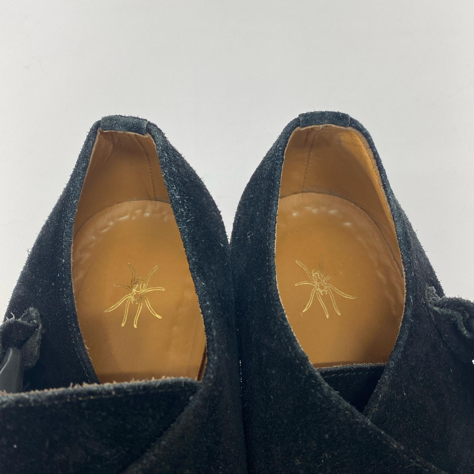 シューズ Tomo&Co モンクストラップレザーシューズ ブラック