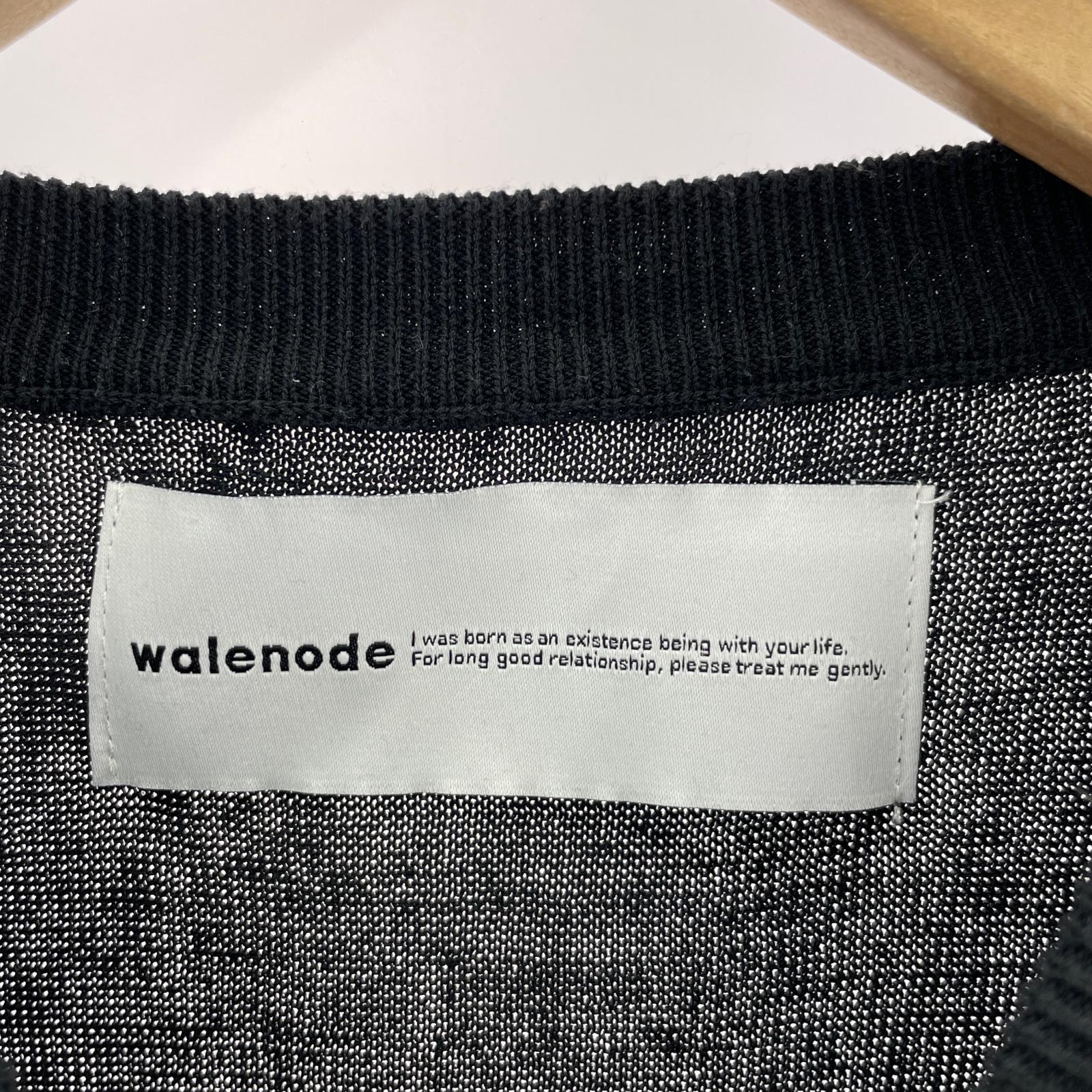 半袖Tシャツ walenode silk Sheer knit T-shirts 2 ブラック ブラック