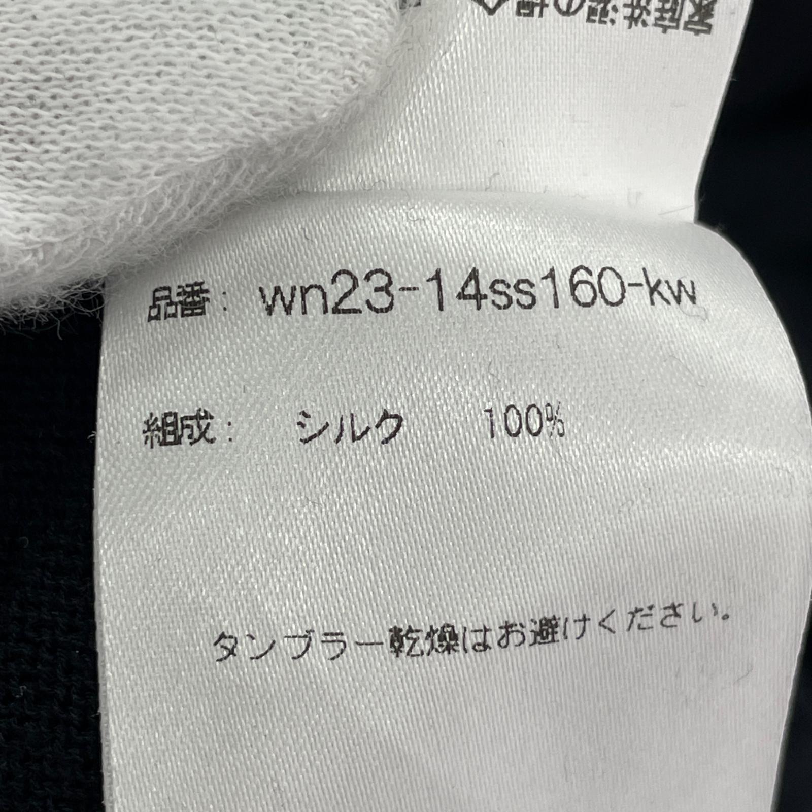 半袖Tシャツ walenode silk Sheer knit T-shirts 2 ブラック ブラック