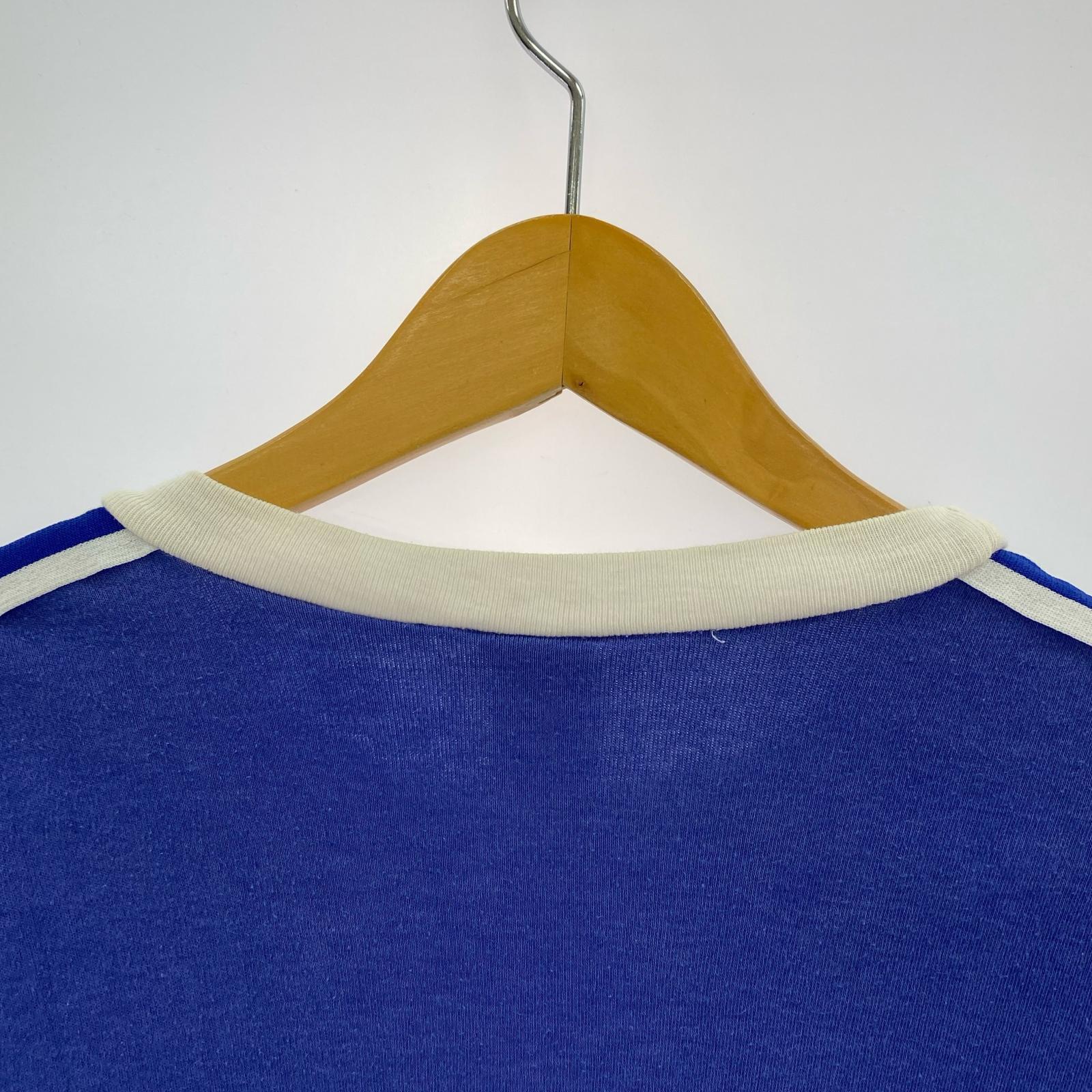 半袖Tシャツ 80S~90S 万国旗タグ ssカットソー 青 ブルー