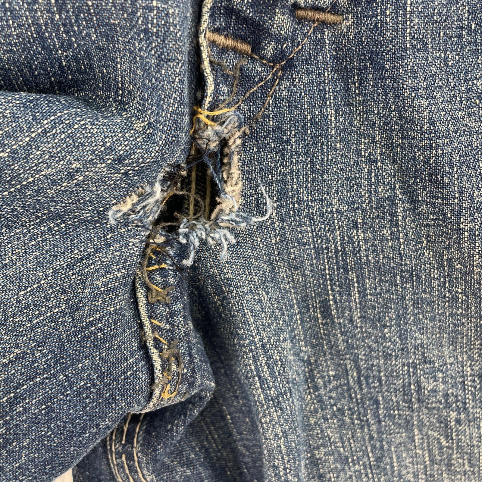 デニムパンツ 50-60s デニムペインターパンツ GRIPPERジップ 実寸30