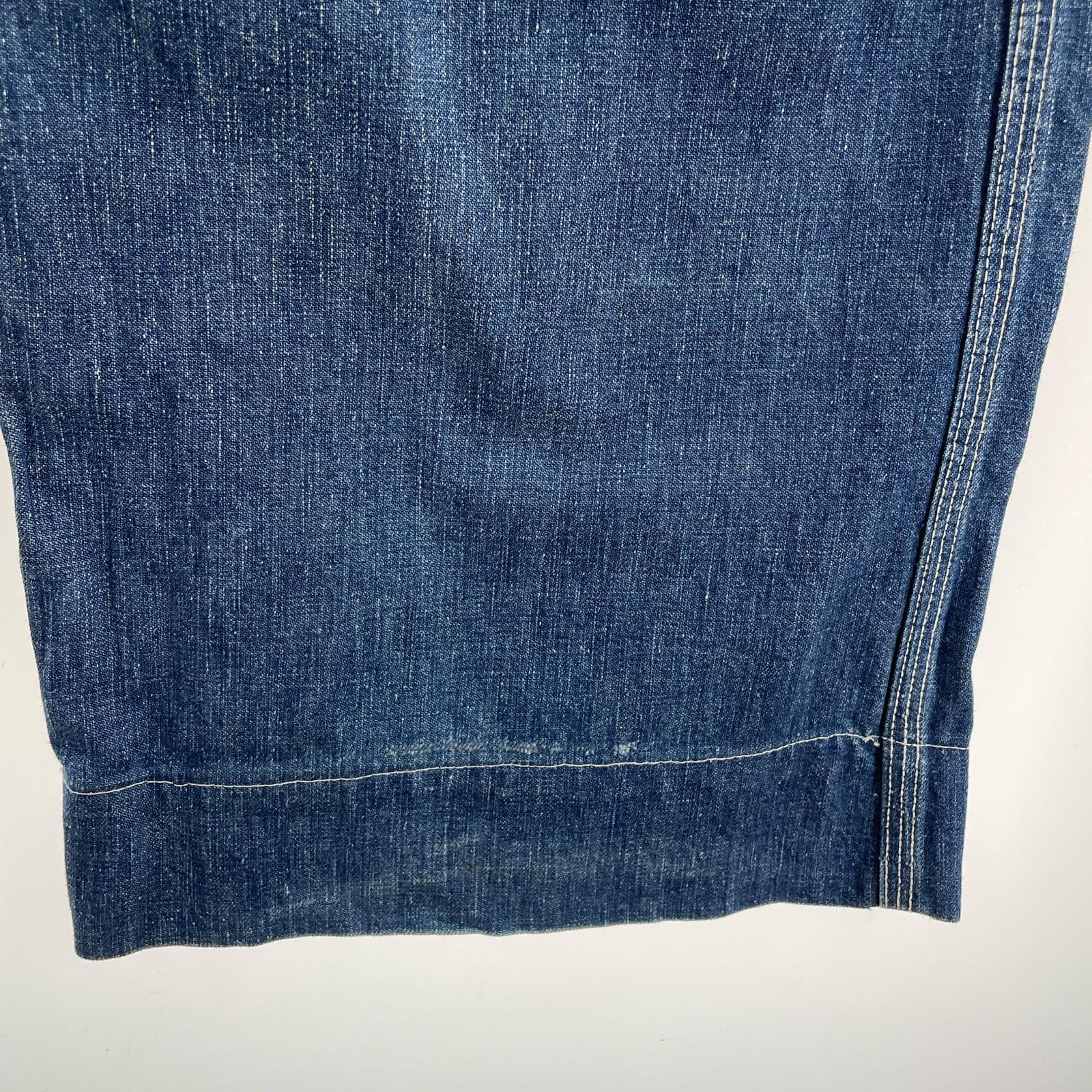 デニムパンツ 50-60s デニムペインターパンツ GRIPPERジップ 実寸30