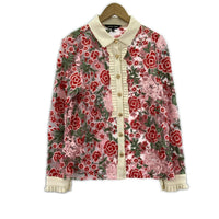 長袖シャツ Formal Embroidered Blouse S