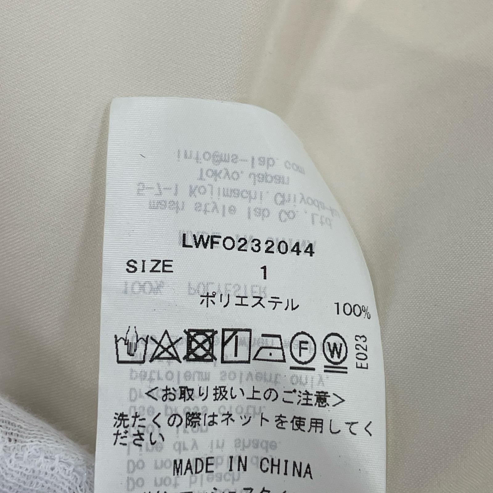 ワンピース プリントボウタイプリーツワンピース 1 グレー