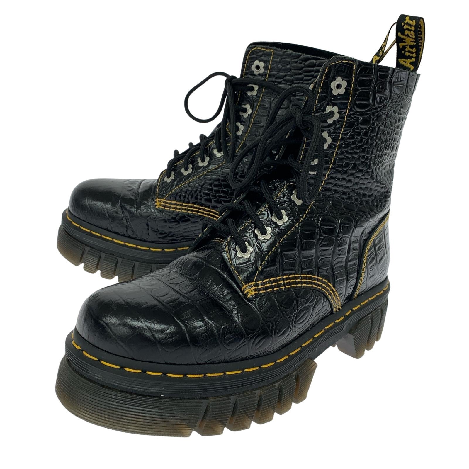 ブーツ heaven BY MARC JACOBS 8ホールブーツ(UK7) ブラック 25.5cm (US7 1/2 UK7 EU41) ブラック