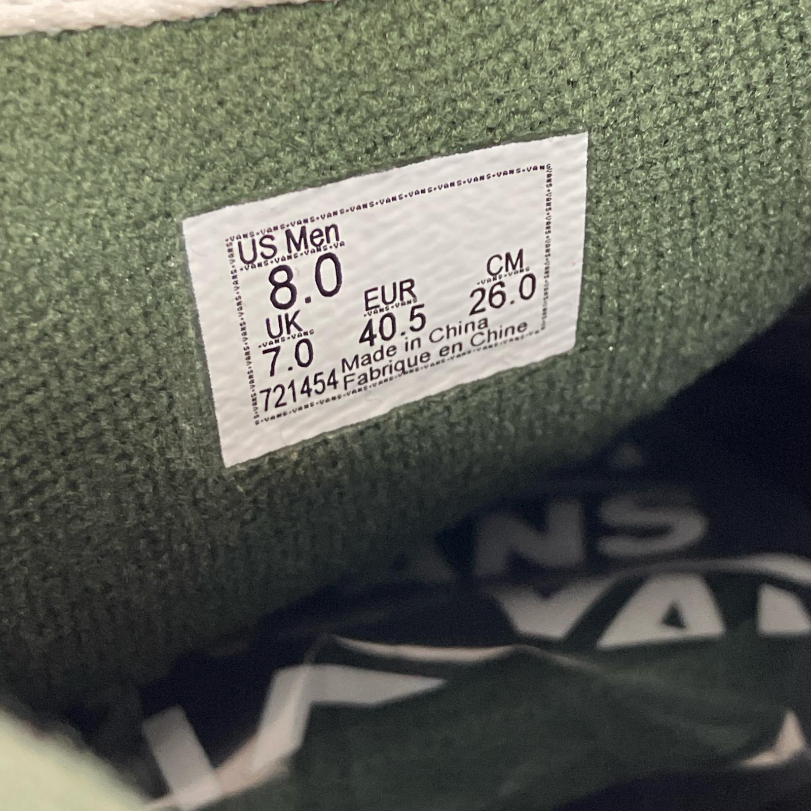 スニーカー VANS ROWLEY XLT LX 26cm (US8 UK7 1/2 EU42) グリーン
