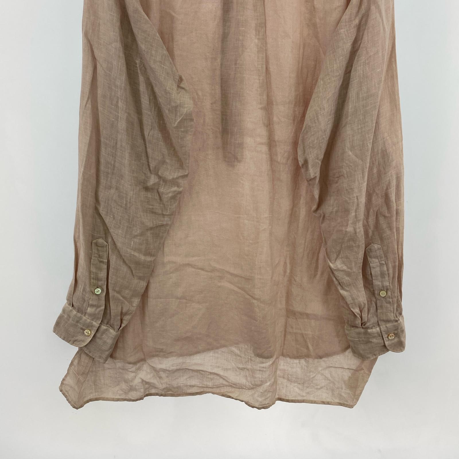 長袖シャツ MAATEE&SONS 25SS ドS LINEN PULLOVER リネンシャツ