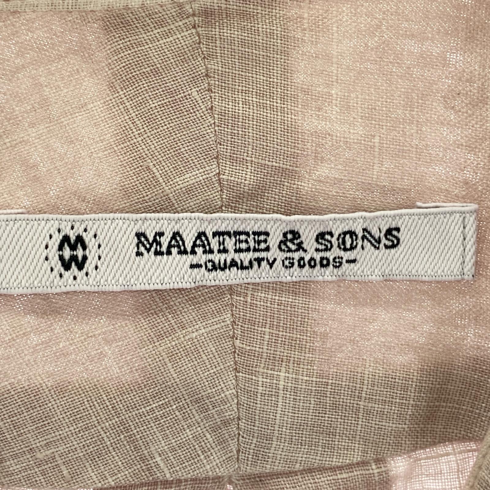 長袖シャツ MAATEE&SONS 25SS ドS LINEN PULLOVER リネンシャツ