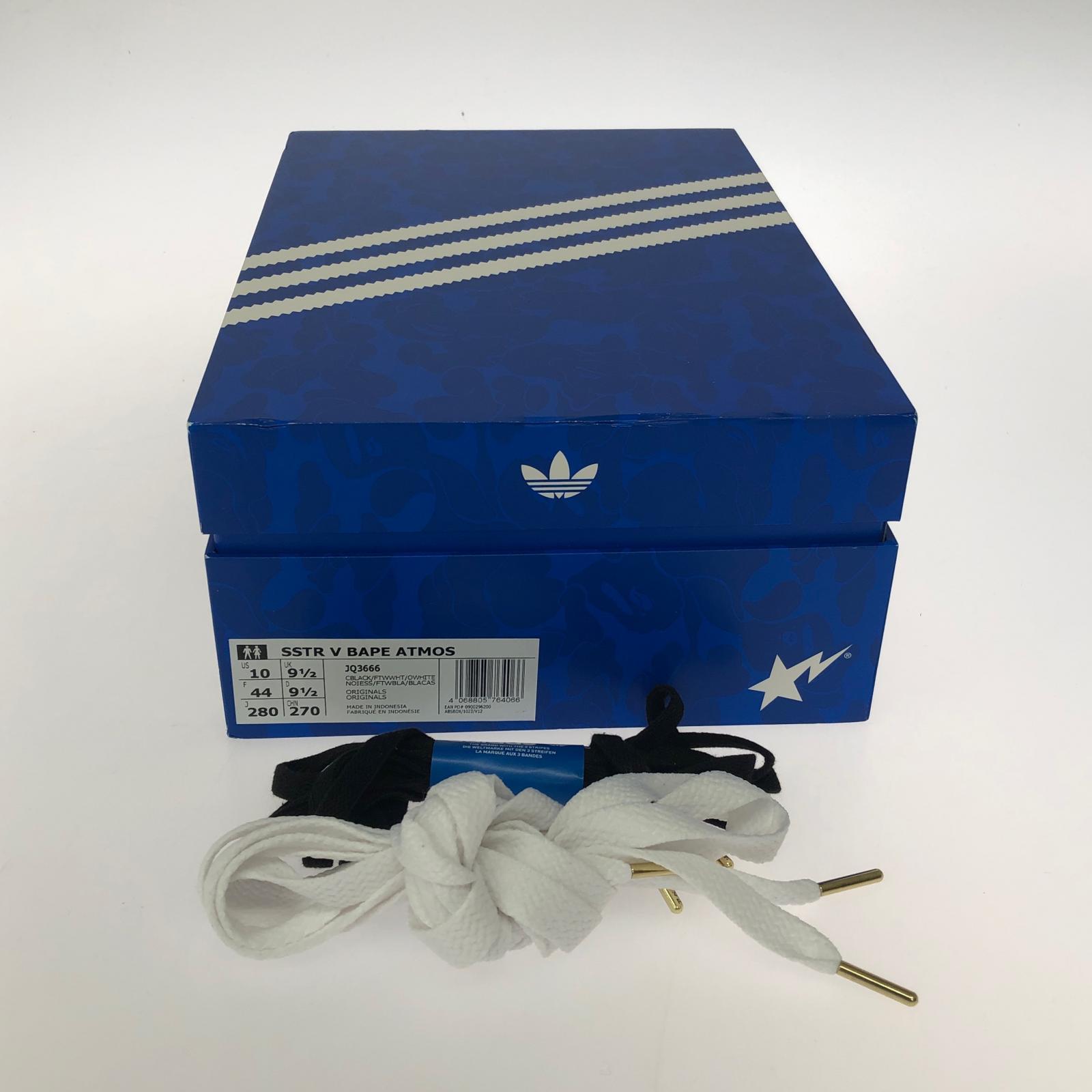 スニーカー ×BAPE superstar 28cm (US10 UK9 1/2 EU46) ブラック