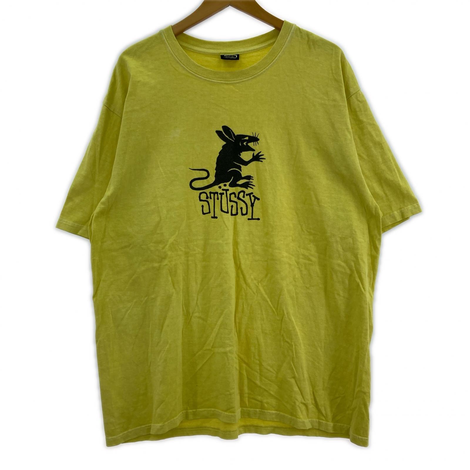 半袖Tシャツ RAT ロゴ 黄 L L