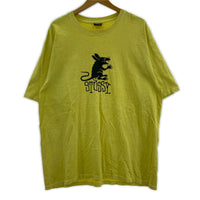 半袖Tシャツ RAT ロゴ 黄 L L