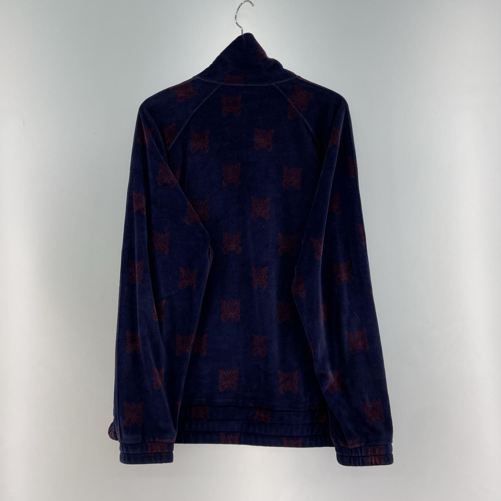 ブルゾン 22AW Track Jacket ベロア ロゴ総柄 紫 L L パープル