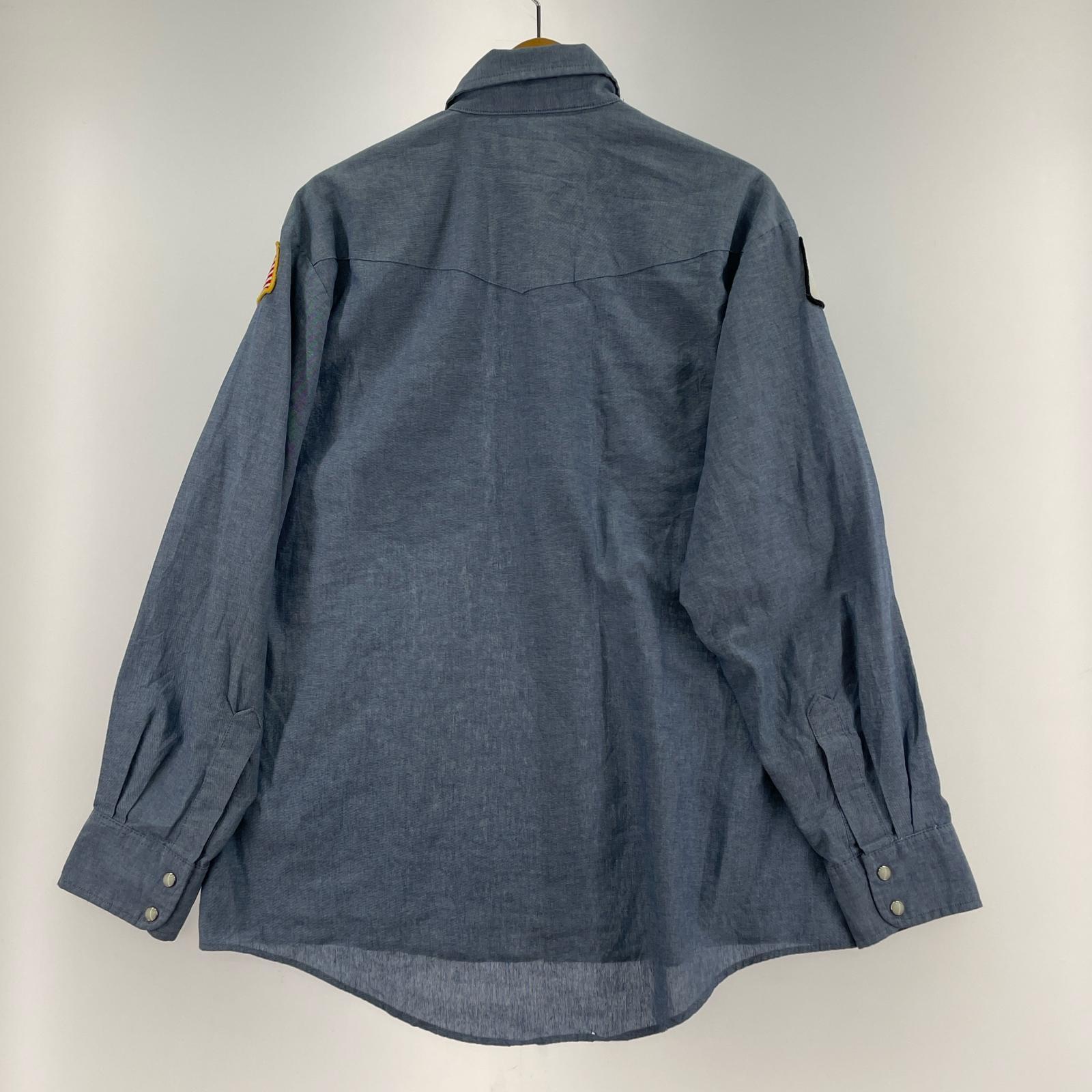 長袖シャツ 80s シャンブレーウエスタンシャツ