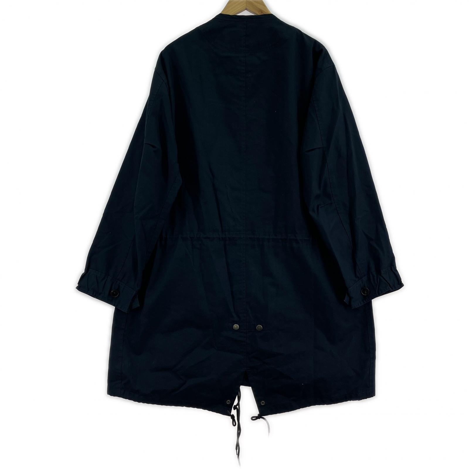 ジャケット AUGUSTE-PRESENTATION インディゴ天竺モッズコート 3 ネイビー