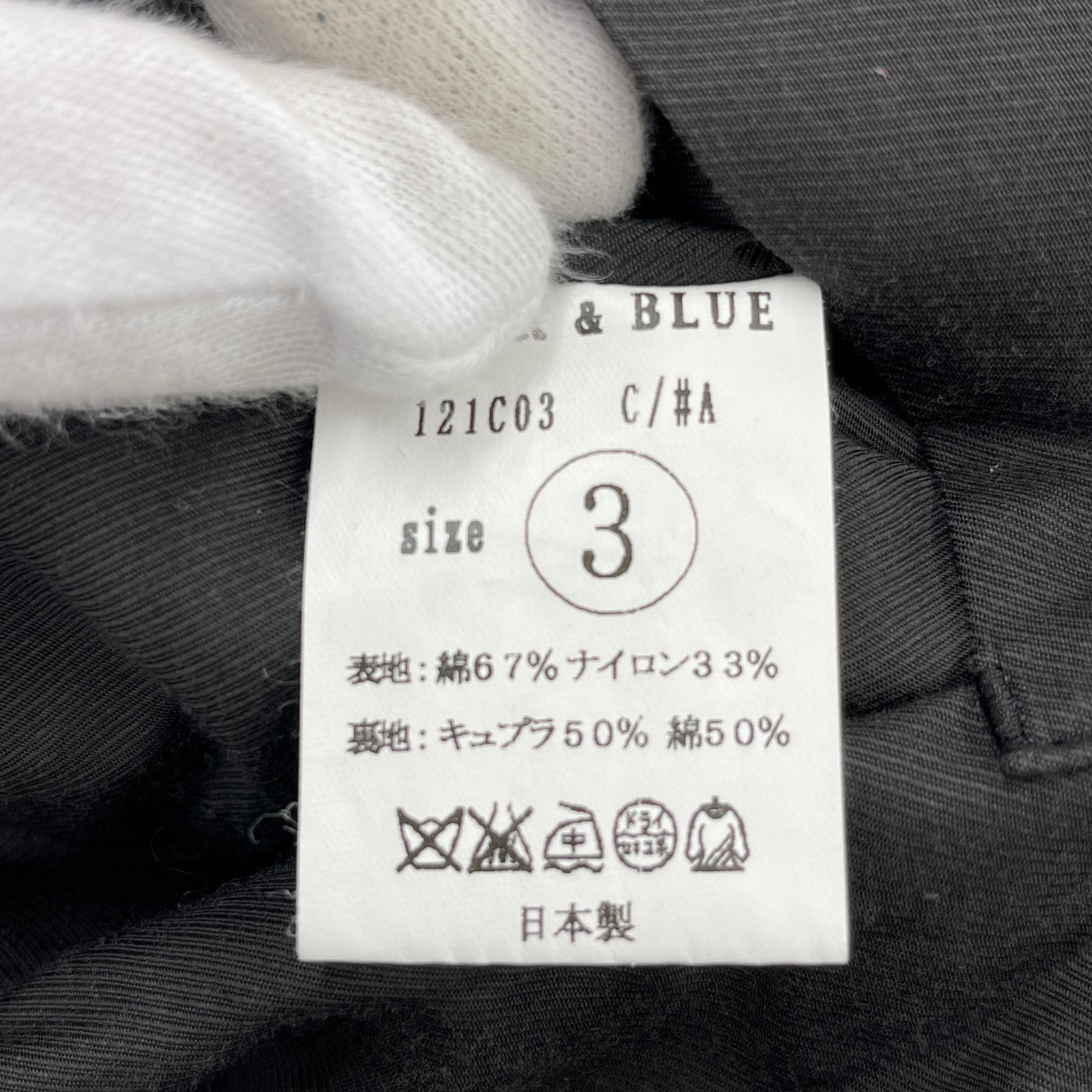 ジャケット AUGUSTE-PRESENTATION インディゴ天竺モッズコート 3 ネイビー