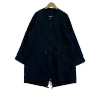 ジャケット AUGUSTE-PRESENTATION インディゴ天竺モッズコート 3 ネイビー